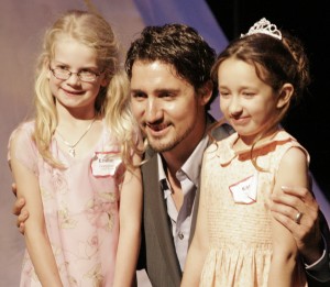 Justin Trudeau - giving students awards